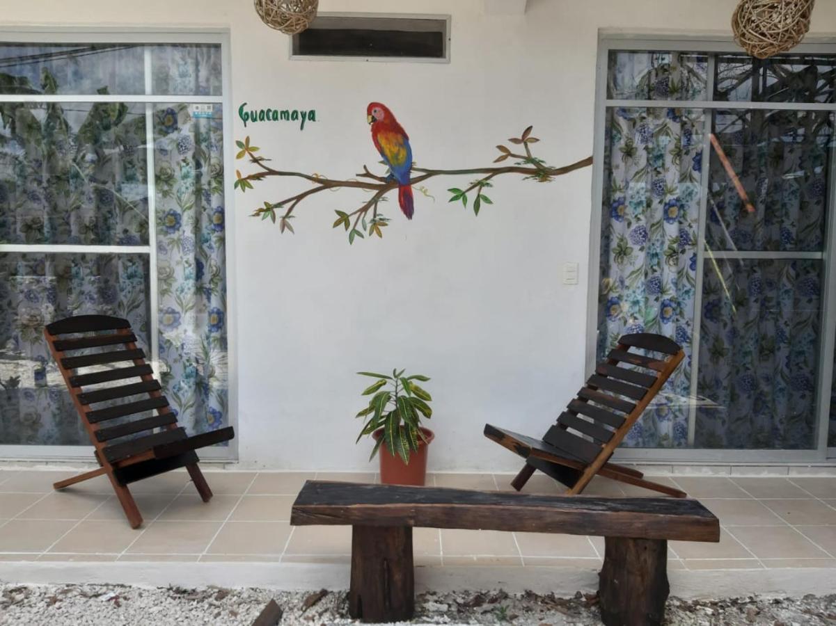 La Casa De Las Aves Bacalar Exteriör bild