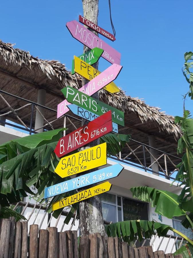 La Casa De Las Aves Bacalar Exteriör bild
